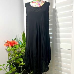 Caftan Tank Dress with Embroidery Details